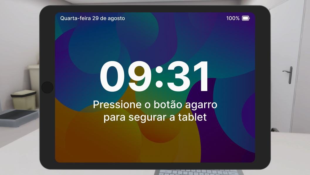 Conjunto de telas da experiência e acervo de assets para a experiência.