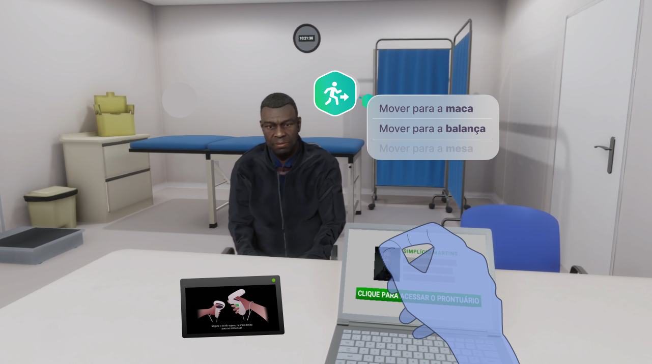 Conjunto de telas da experiência e acervo de assets para a experiência.