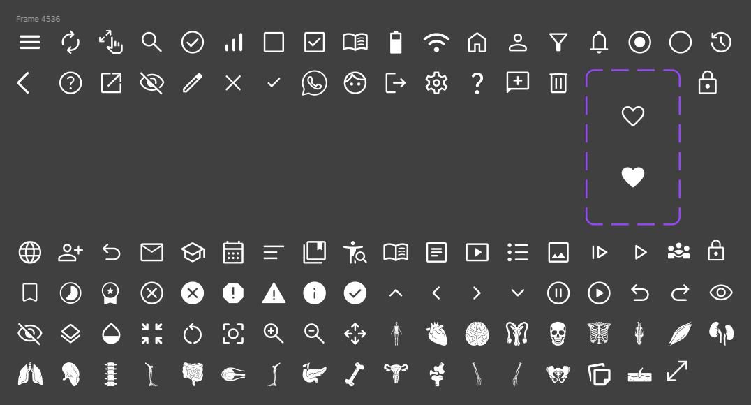 Coleção iconográfica usada para o projeto.
