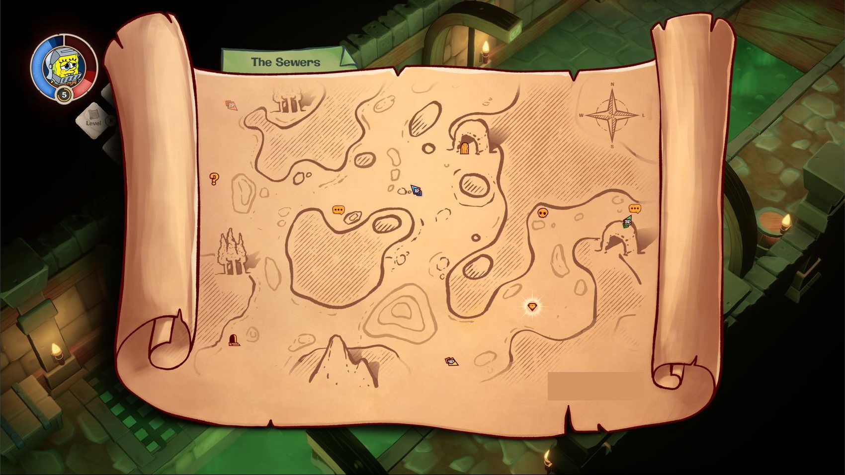 Estudo de mapa e menu principal.
